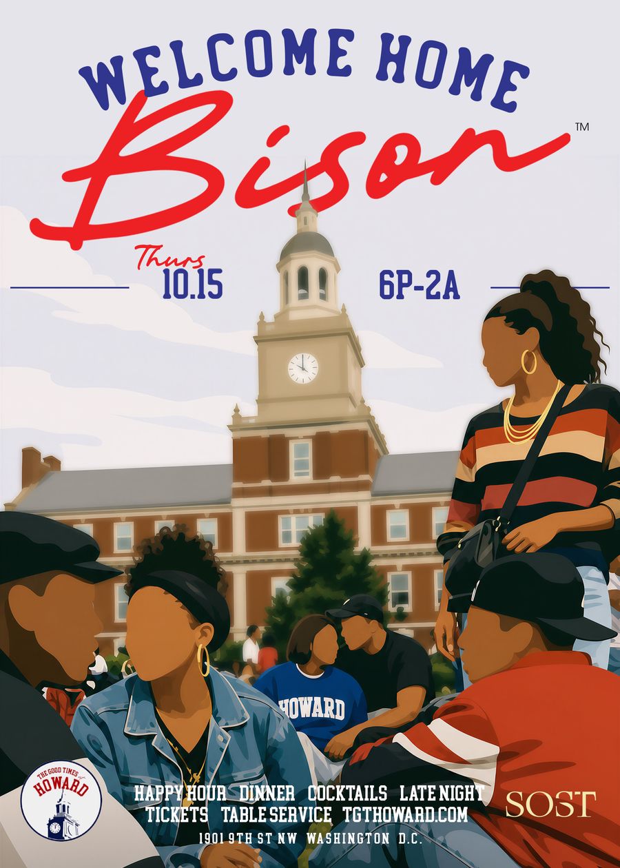 Welcome Home Bison flyer: Thursday 10.15, 6P to 2A at SOST